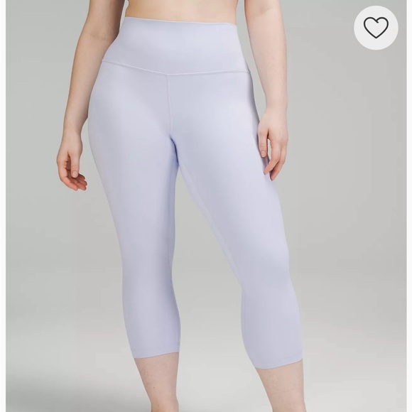 lululemon athletica Pants - Lululemon Align HR Crop 21” Pastel Blue size 12 NWT